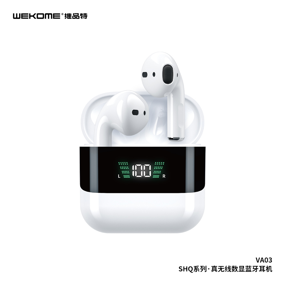 VA03 SHQ Wireless Earphone With Digital Display(TWS)