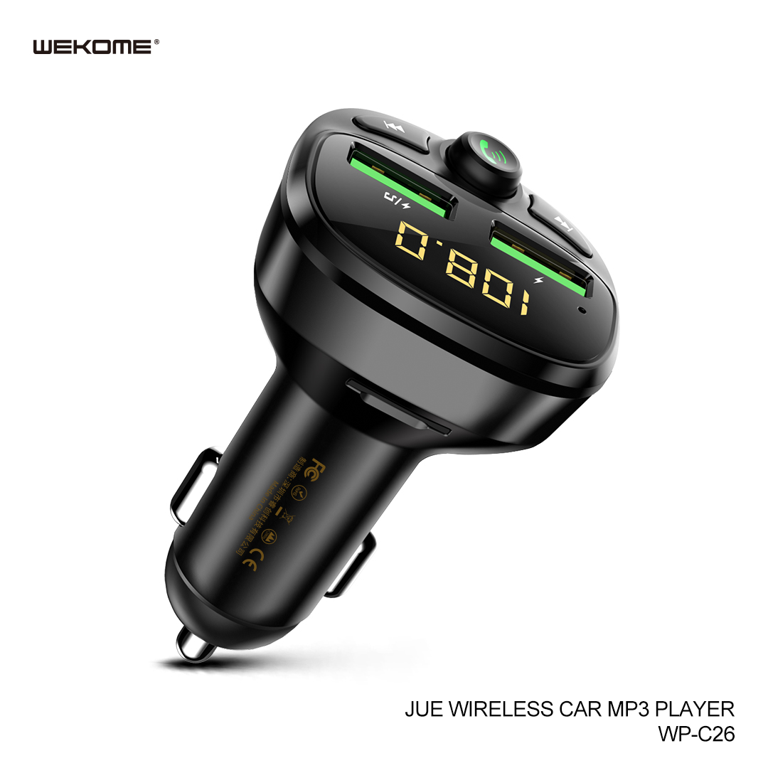 WP-C26 Car Charger with MP3 Bluetooth Player 2